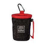 Kuma-Good-Dog-Treat-Pouch---Black--Red