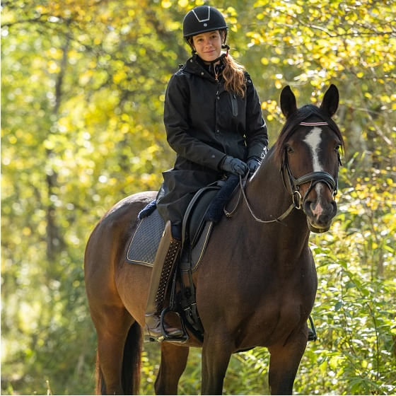 W Tofino Wtrp Riding Jckt-blk, Leveza Equestrian Tofino