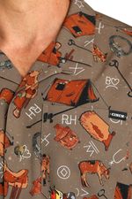 Cinch-Men-s-Print-Shirt---Cow-Camp-Brown