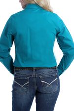 Cinch-Women-s-Classic-Long-Sleeve-Shirt---Teal