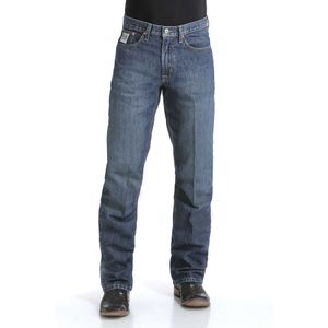 Cinch Men's White Label Dark 013 Relaxed Mid Rise Straight Jeans -  Dark Indigo