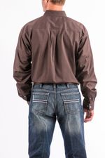 Cinch-Men-s-Classic-Long-Sleeve-Shirt---Brown