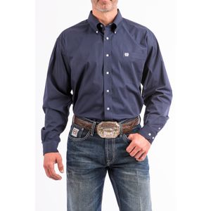 Cinch Men's Classic Long Sleeve Shirt - Navy