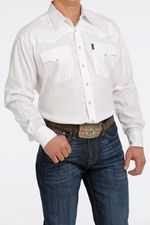 Cinch-Men-s-Tencel-Long-Sleeve-Shirt---White