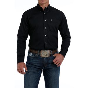 Cinch Men's Arenaflex Long Sleeve Shirt - Black