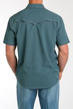 Cinch-Men-s-Camp-Short-Sleeve-Shirt---Blue