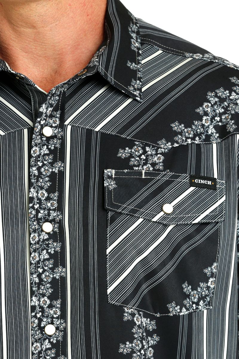 Cinch-Men-s-Camp-Short-Sleeve-Shirt---Black-Print