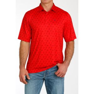 Cinch Men's Arenaflex Short Sleeve Shirt - Red Horse