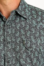 Cinch-Men-s-Modern-Long-Sleeve-Shirt---Print-Charcoal