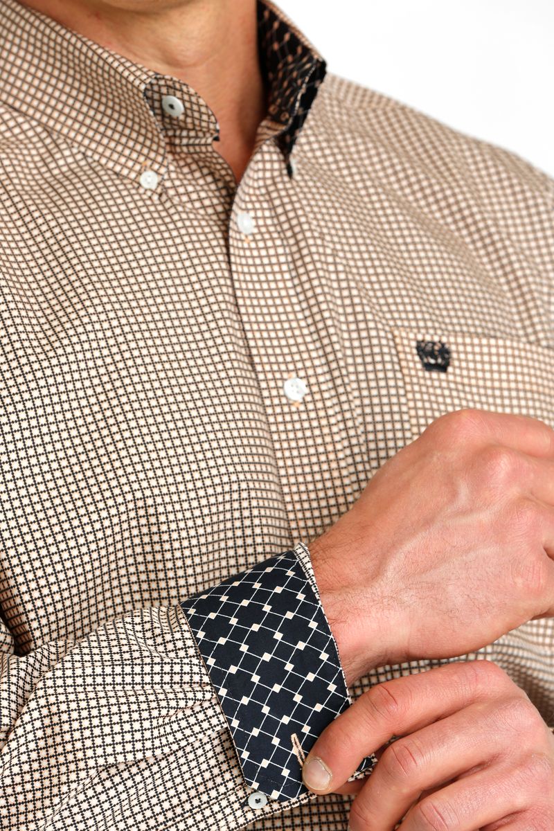 Cinch-Men-s-Classic-Long-Sleeve---Brown