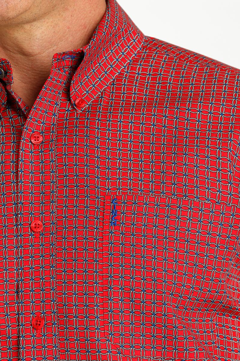 Cinch-Men-s-Modern-Long-Sleeve-Shirt---Red
