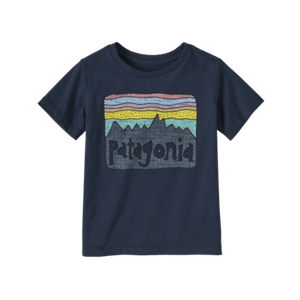 Patagonia Kids' Fitz Roy Skies Tee - New Navy