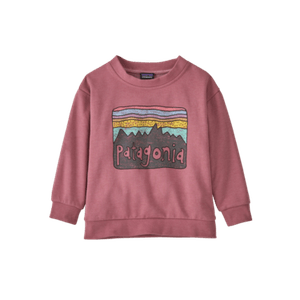 Patagonia Kids' Light Weight Crew Sweatshirt - Pink