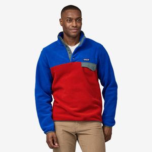 Patagonia Men's Lightweight Synchilla Snap-T Pullover - Touring Red