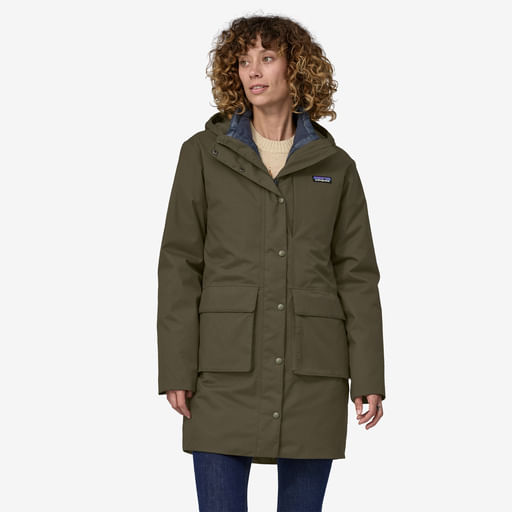 Patagonia Women s Pine Bank 3 In 1 Parka Basin Green