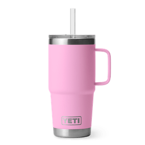 Yeti Rambler 739ml(25oz) Mug With Straw Lid - Power Pink