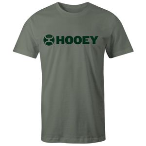 Hooey Unisex Men's Lock Up Short Sleeve Tee - Agave Green