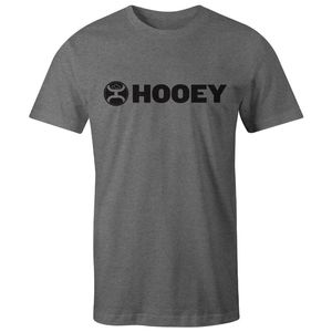 Hooey Unisex Men's Lock Up Short Sleeve Tee - Grey