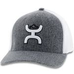 Hooey-Unisex-Cayman-6-Panel-Cap---Grey--White