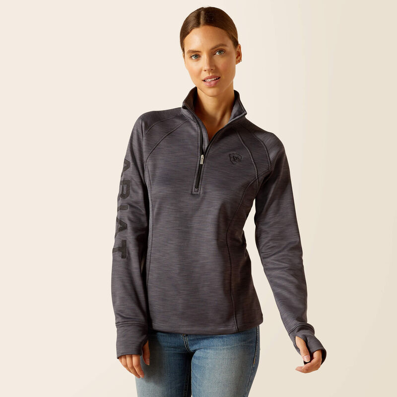 Ariat Women's Tek Team 1/2 Zip Sweatshirt - Ebony