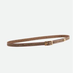 Brixton Adjustable New West Hat Band - Brown