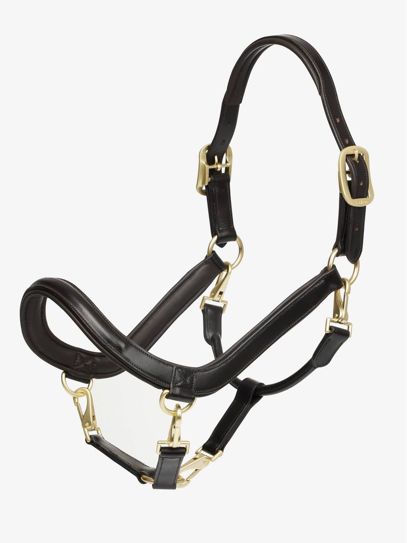 LeMieux-Leather-Grooming-Halter---Brown