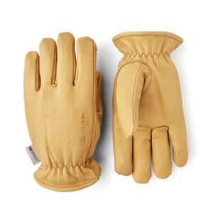 Hestra Insulated Drivers' Leather Work Gloves - Yellow
