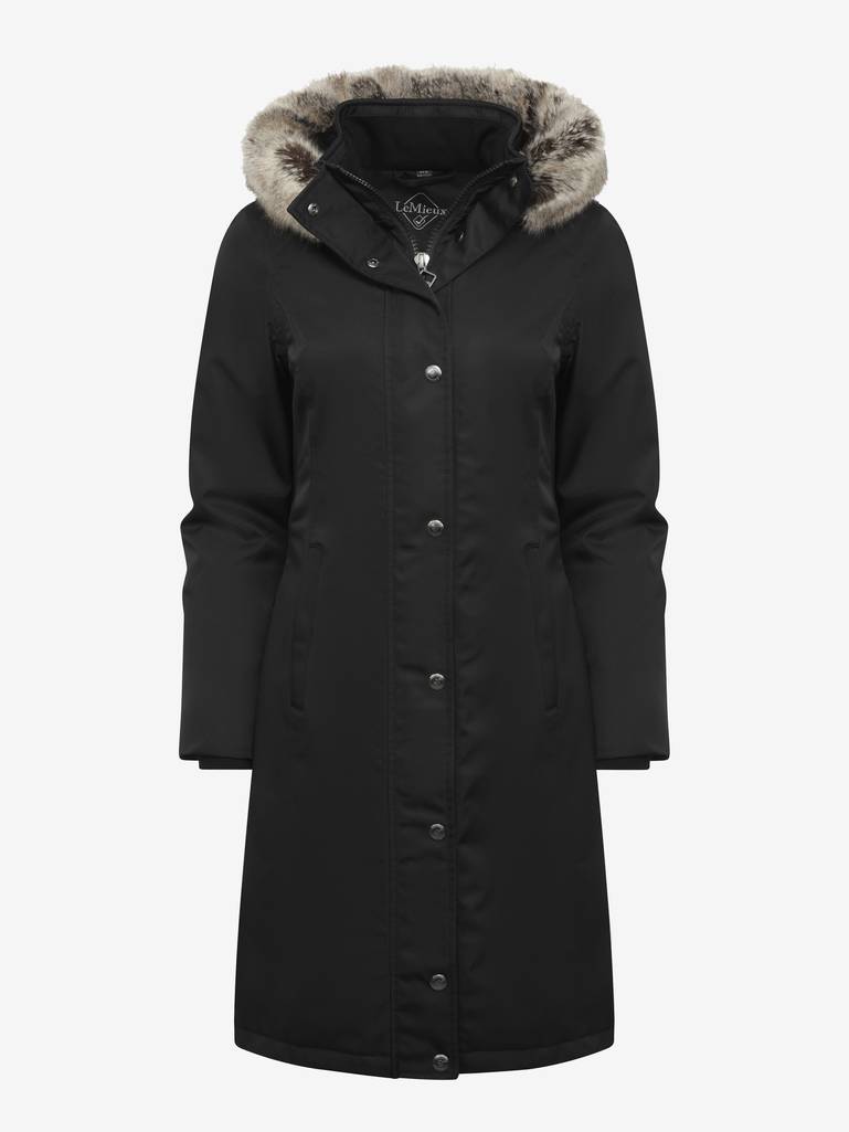 Black waterproof winter coat hotsell