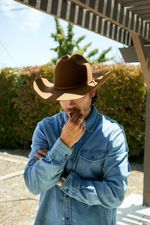 Brixton-Unisex-El-Paso-Reserve-Cowboy-Hat---Coffee