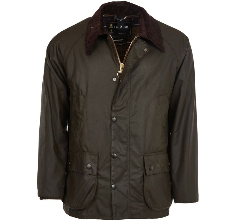 Mens barbour olive wax on sale jacket