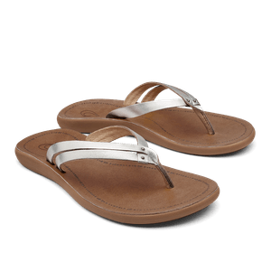 Olukai Women's Kapehe Luana - Silver / Sahara