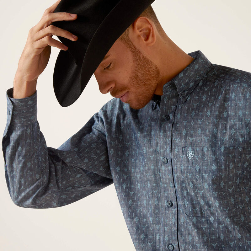 Ariat-Men-s-Graham-Classic-Fit-Shirt---Blue