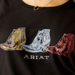 Ariat-Women-s-Pop-Boots-T-Shirt---Black