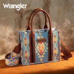 Wrangler-Southwestern-Print-Small-Canvas-Tote-Crossbody-WG2202-8120SBRN----Brown
