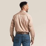 Ariat-Men-s-Solid-Twill-Classic-Long-Sleeve---Khaki