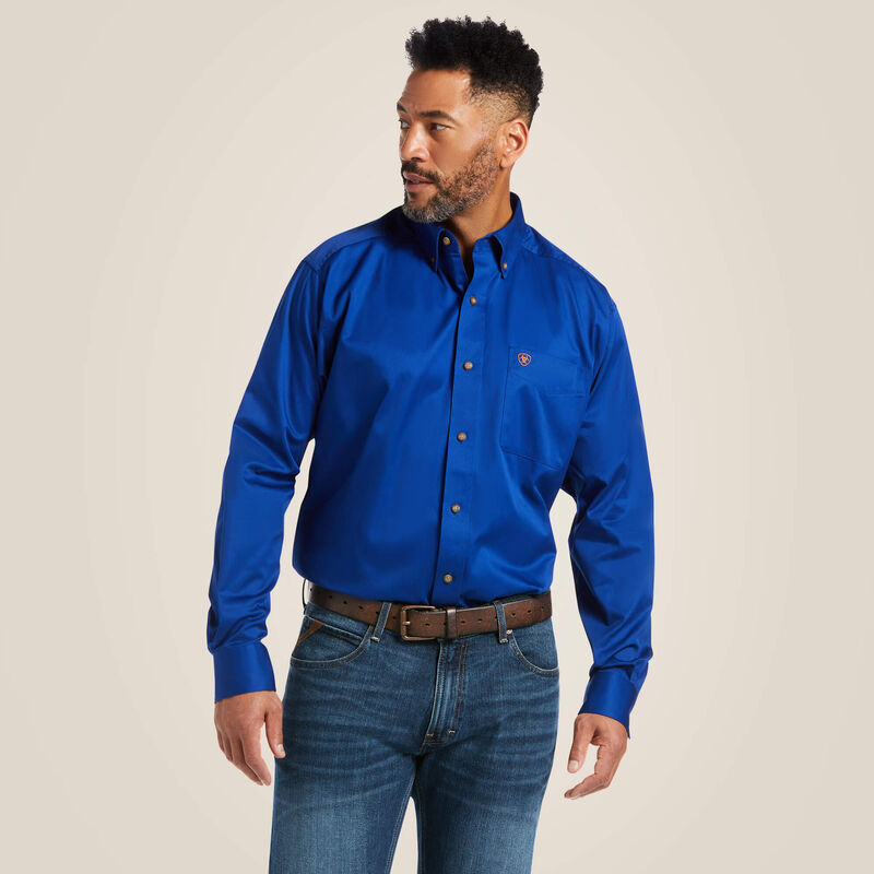 Ariat-Men-s-Solid-Twill-Classic-Long-Sleeve---Ultramarine