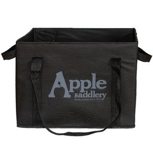 Re-usable Collapsible Apple Saddlery Bag - Black