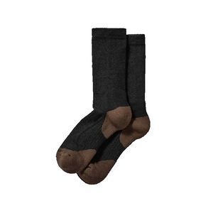 Filson Men's X Country Outdoorsman Sock - Black/ Brown
