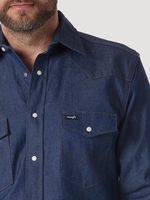 Wrangler-Men-s-Cowboy-Cut-Firm-Finish-Long-Sleeve-Western-Snap-Solid-Work-Shirt---indigo-Denim