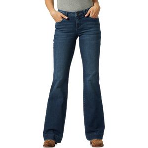 Wrangler Women's Retro Trouser Jeans Mae Mid Rise - Sophia