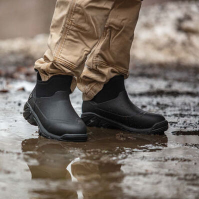 Black waterproof ankle boots hotsell