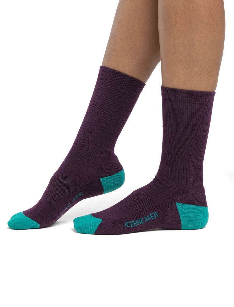 Icebreaker-Women-s-Merino-Lifestyle-Light-Crew-Socks---NIGHTSHADE-FLUX-GREEN