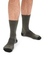 Icebreaker-Men-s-Merino-HIKE---LIGHT-Crew-Sock---LODEN-BLACK-HEATHER