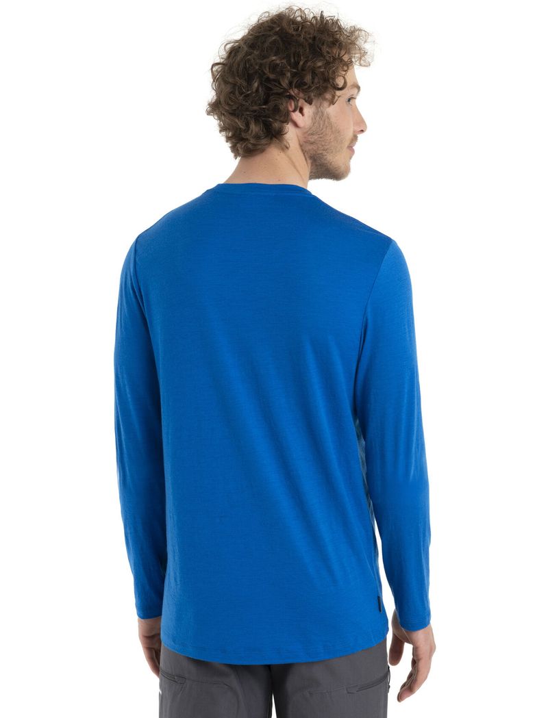 Icebreaker-Men-s-Merino-Tech-Lite-II-Long-Sleeve-T-Shirt-Skiing-Yeti---LAZURITE