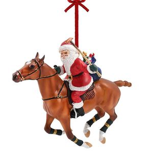 Breyer Polo Playing Santa 2023 Christmas Ornament