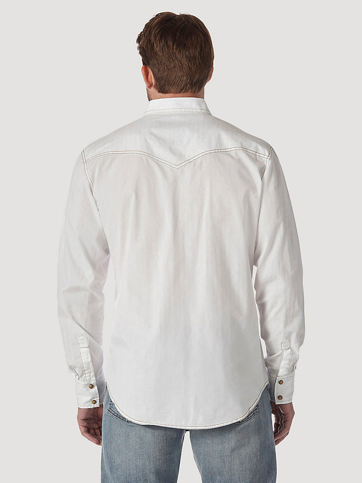 White denim sale shirt mens