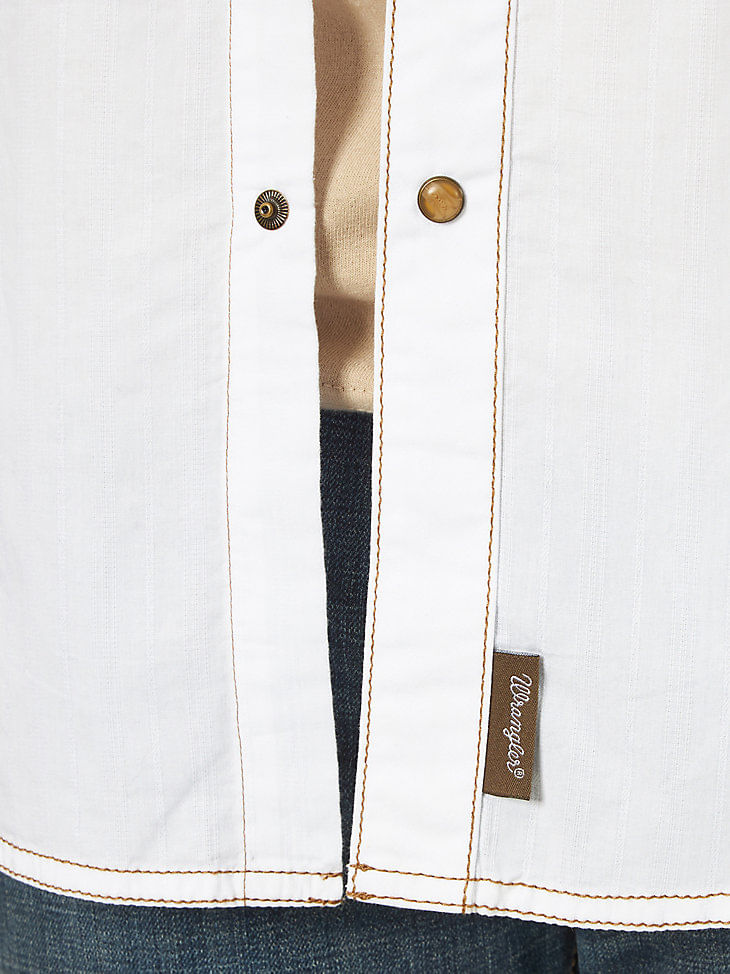 Wrangler-Men-s-Wrangler-Retro®-Long-Sleeve-Western-Snap-Solid-Dobby-Shirt---White