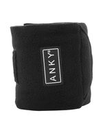 ANKY®-Fleece-Bandages--Polos----Black