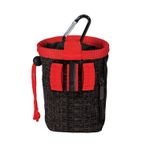 Kuma-Good-Dog-Treat-Pouch---Black--Red
