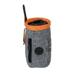 Kuma-Good-Dog-Treat-Pouch---Grey--Orange